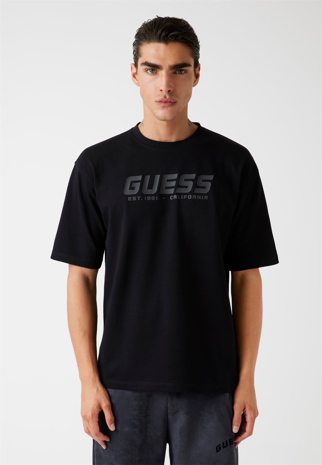 Guess T-Shirt print - schwarz