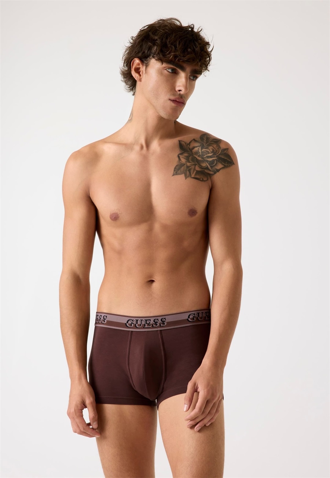 Guess 3ER-PACK - Boxer Briefs - gemustert multicolor/bordeaux