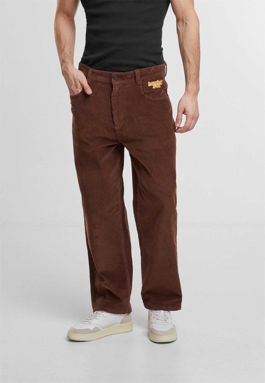Homeboy Stoffhose - chocolate brown/braun