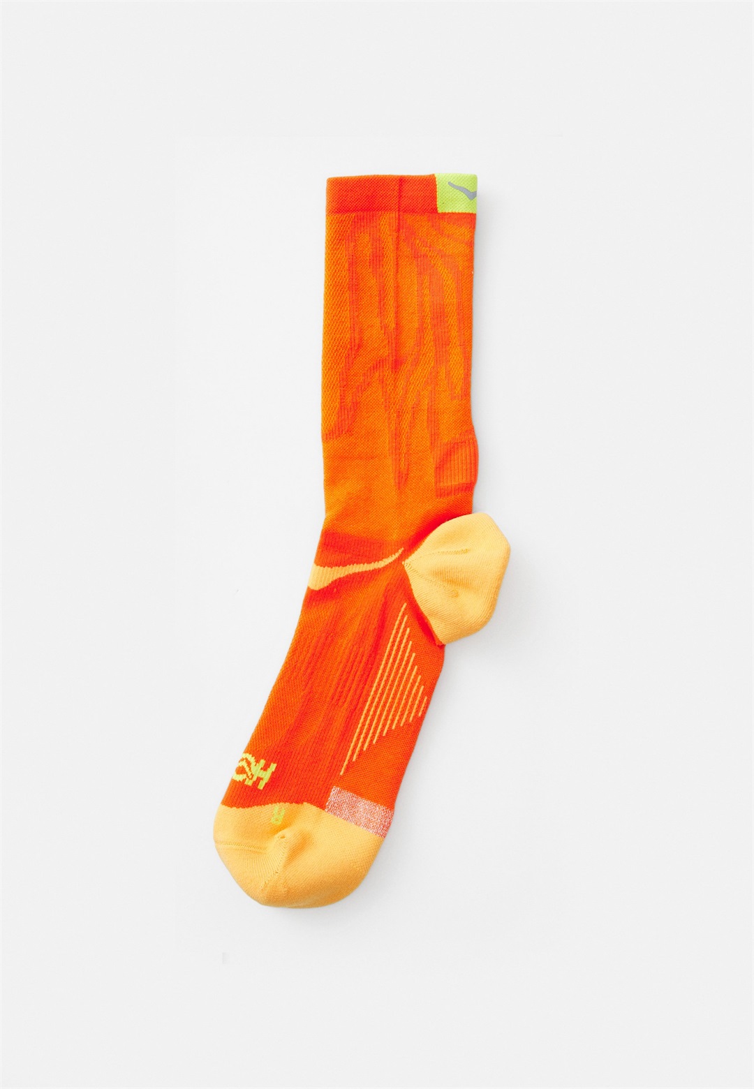 HOKA CLIFTON CREW RUN UNISEX - Sportsocken - lava/orange