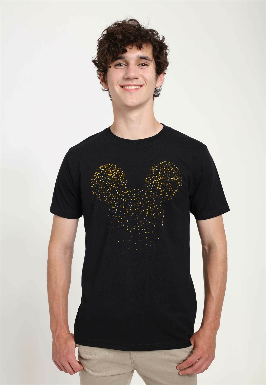 Disney MICKEY CLASSIC MICKEY CONFETTI FILL UNISEX - T-Shirt print - black/schwarz