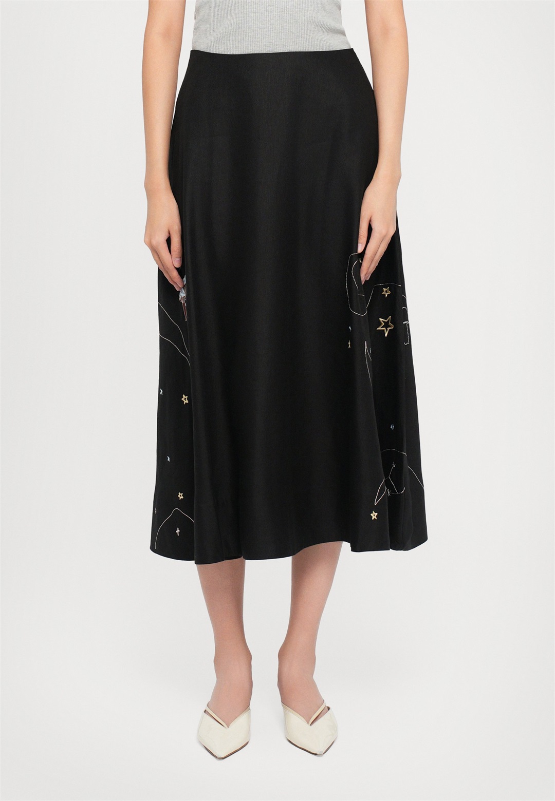 Helmstedt SOFIE SKIRT - A-Linien-Rock - black beauty/schwarz