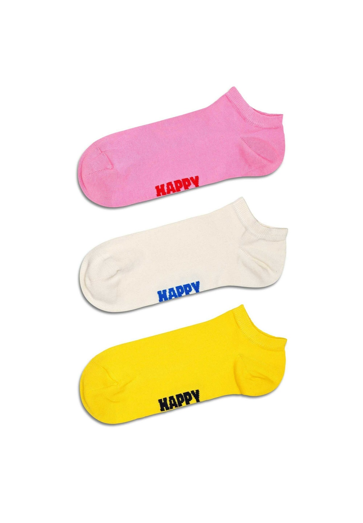 Happy Socks UNISEX 3ER PACK - Socken - pink weiß gelb/mehrfarbig