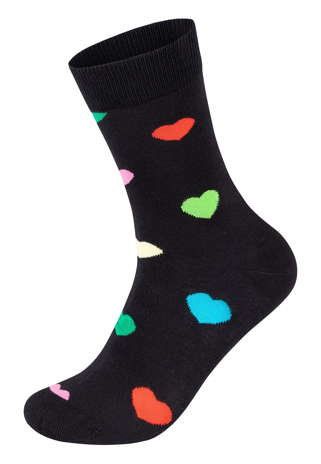 Happy Socks HEART UNISEX - Socken - black/schwarz
