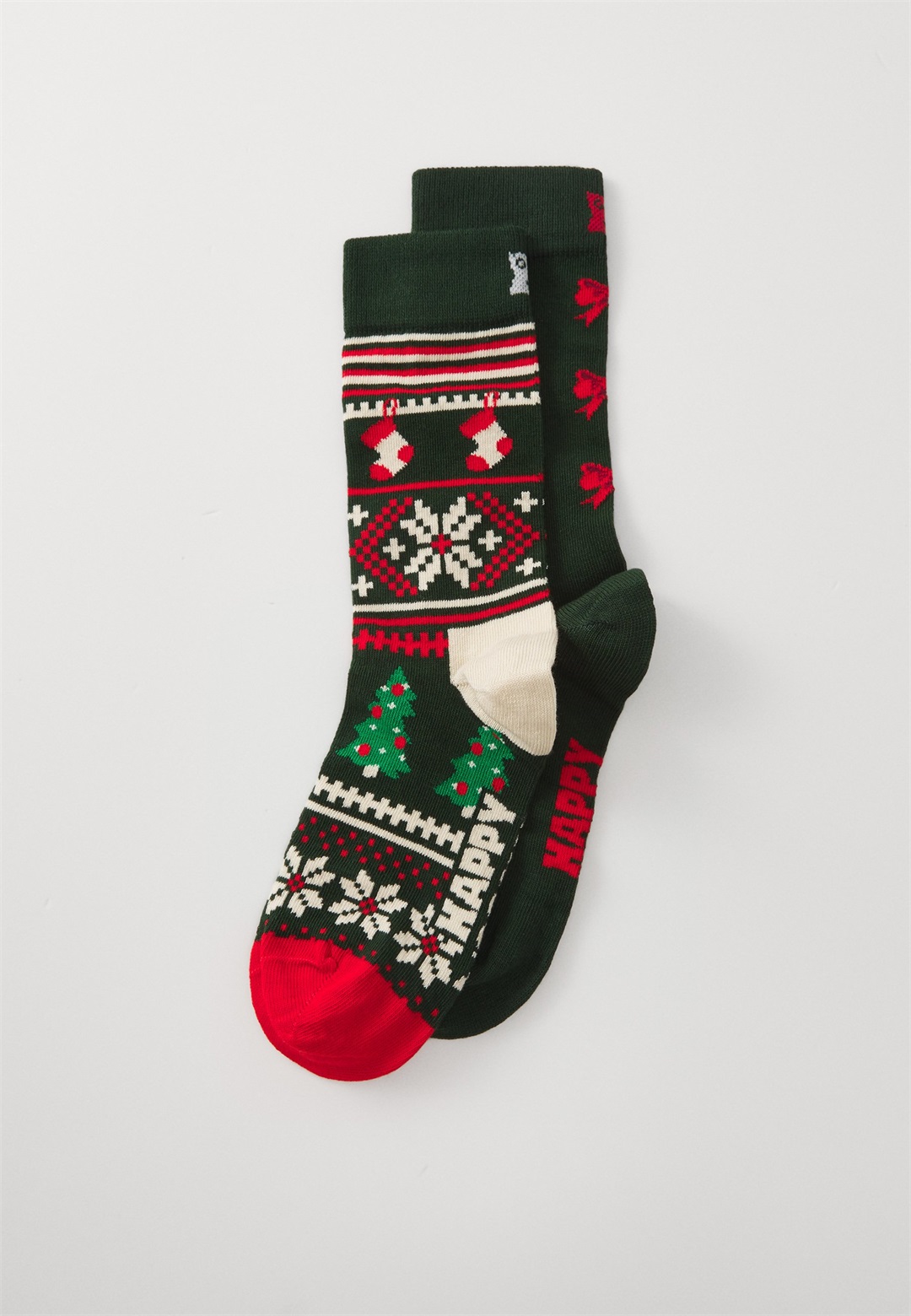 Happy Socks BOW SOCKS GIFT SET UNISEX 2 PACK - Socken - dark green/mehrfarbig