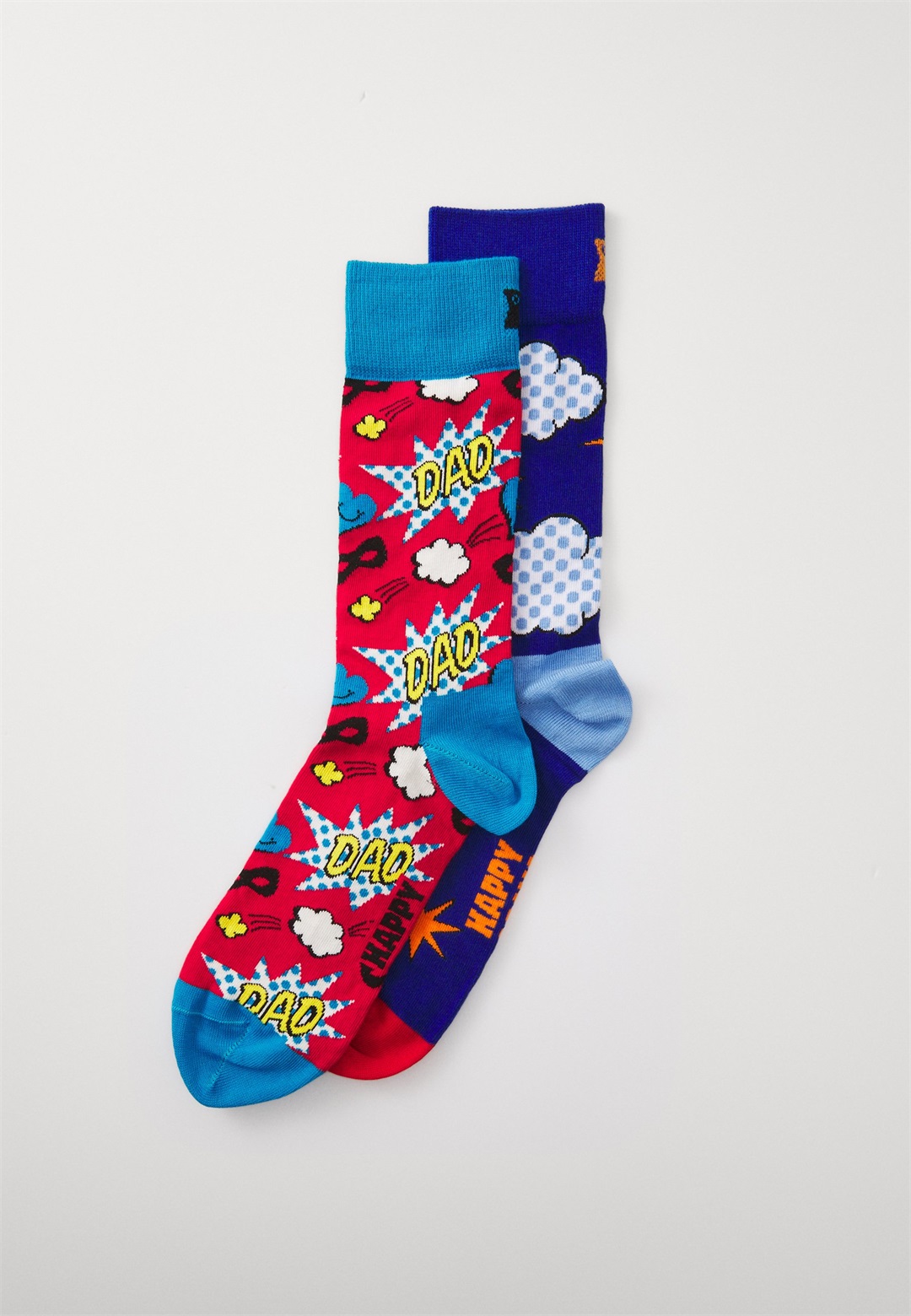 Happy Socks FATHER'S DAY UNISEX 2 PACK - Socken - blue/blau
