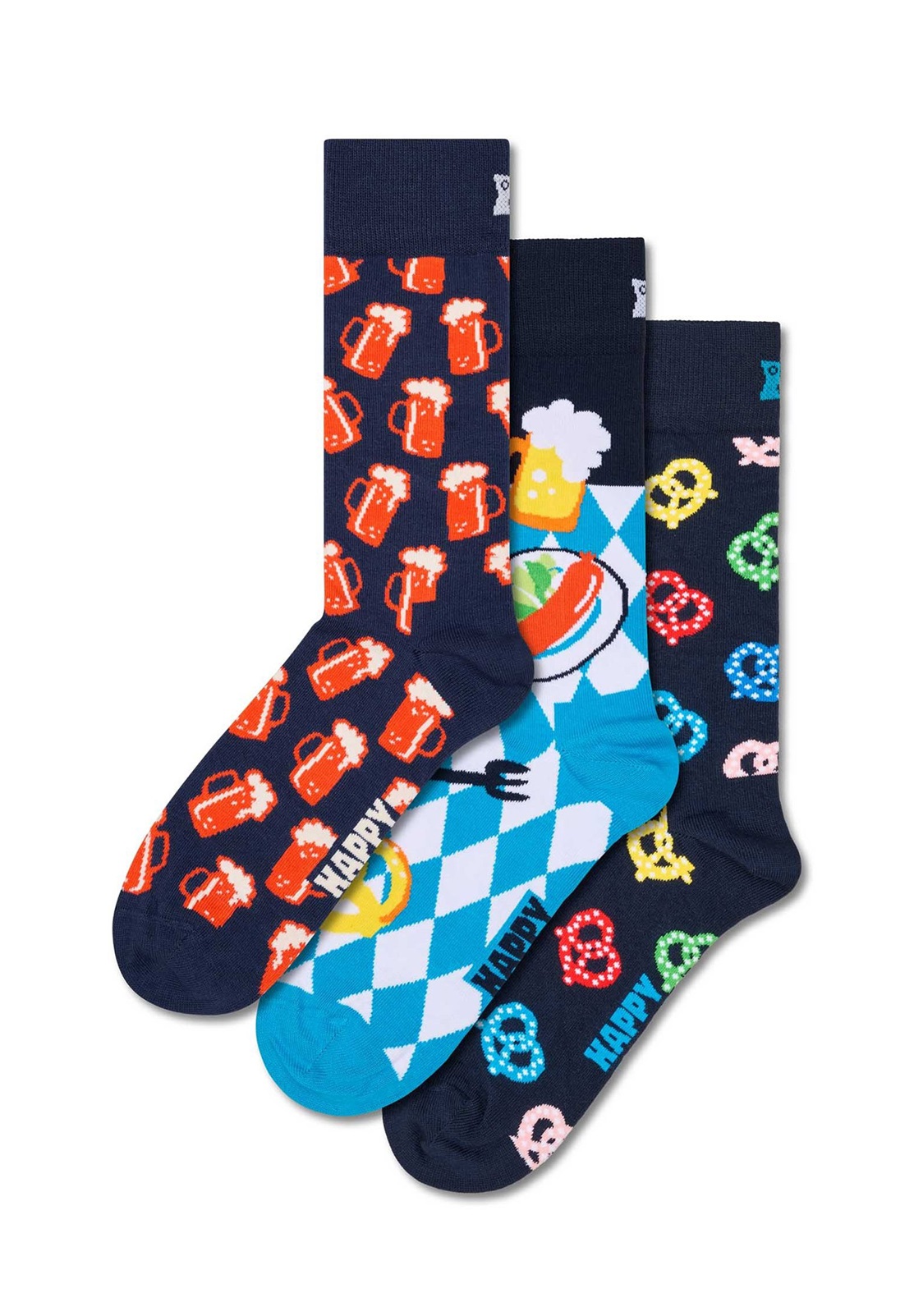 Happy Socks 3-PACK GIFT SET - Socken - navy/mehrfarbig