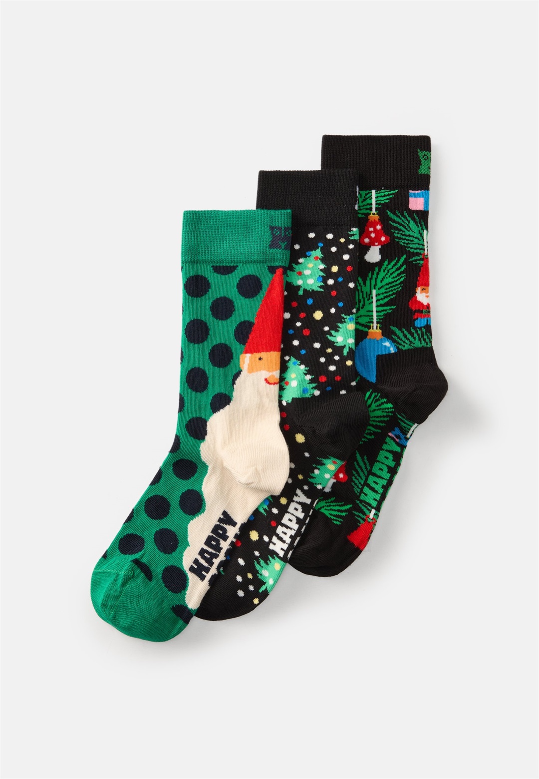 Happy Socks SANTAS NIGHT DECORATION UNISEX 3 PACK - Socken - multi/mehrfarbig