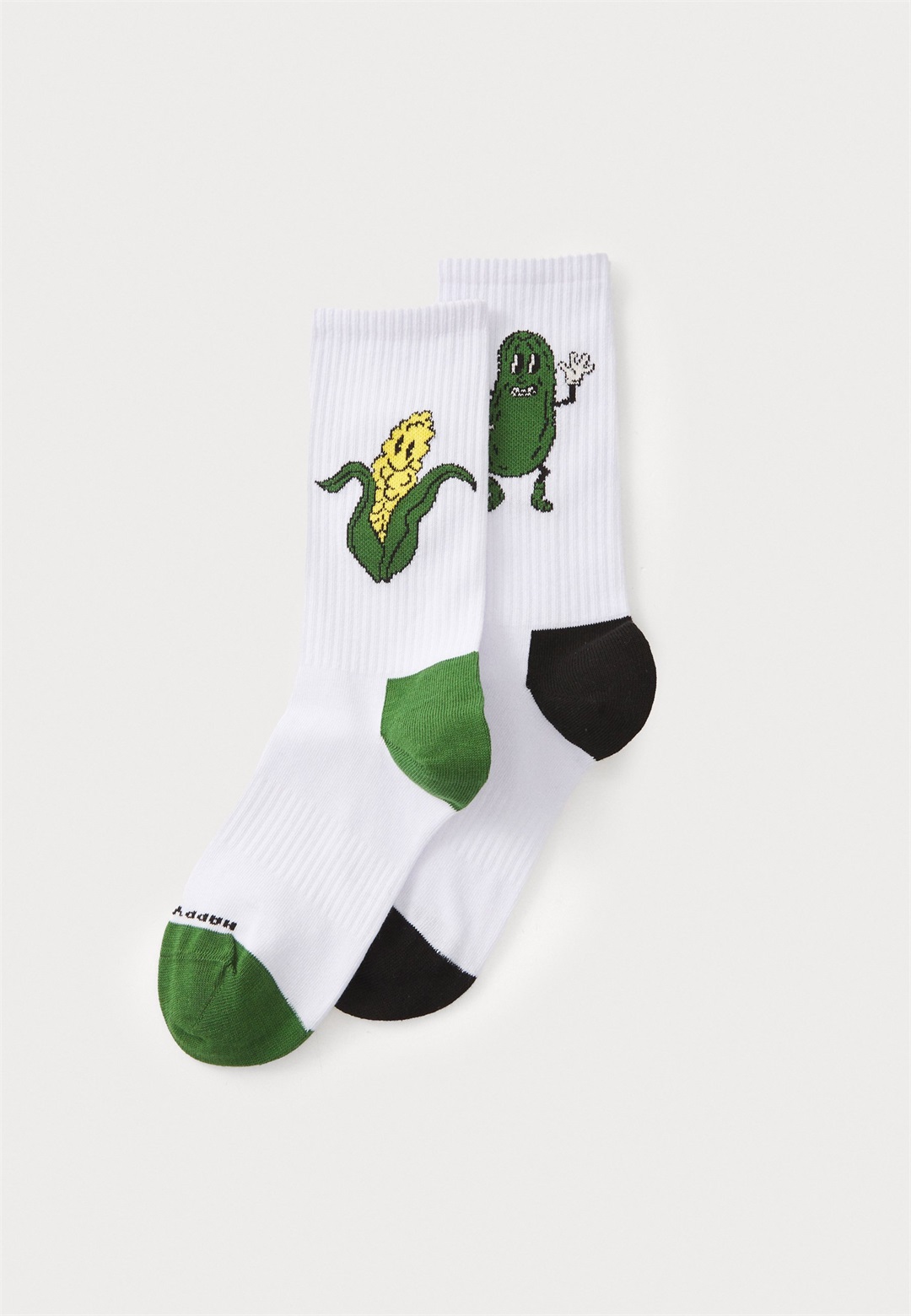 Happy Socks CORN SNEAKER UNISEX 2 PACK - Socken - white/weiß