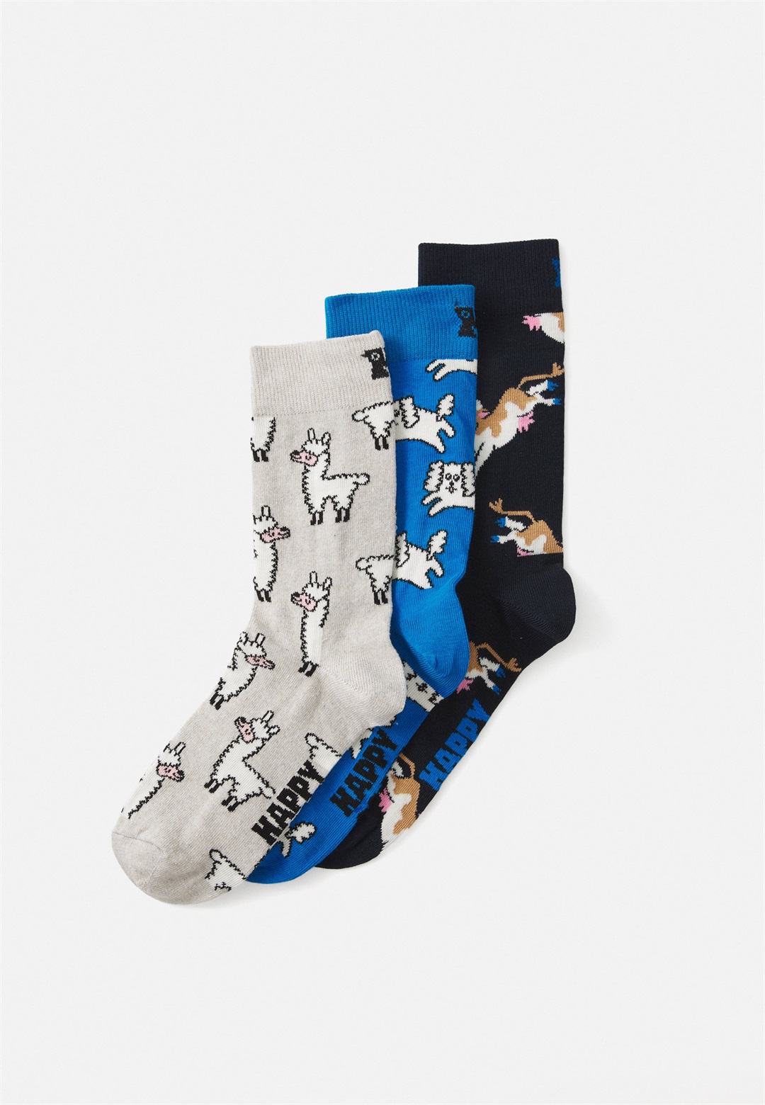 Happy Socks CLOUD DOG & LLAMA & COW SOCKS UNISEX 3 PACK - Socken - multi/mehrfarbig