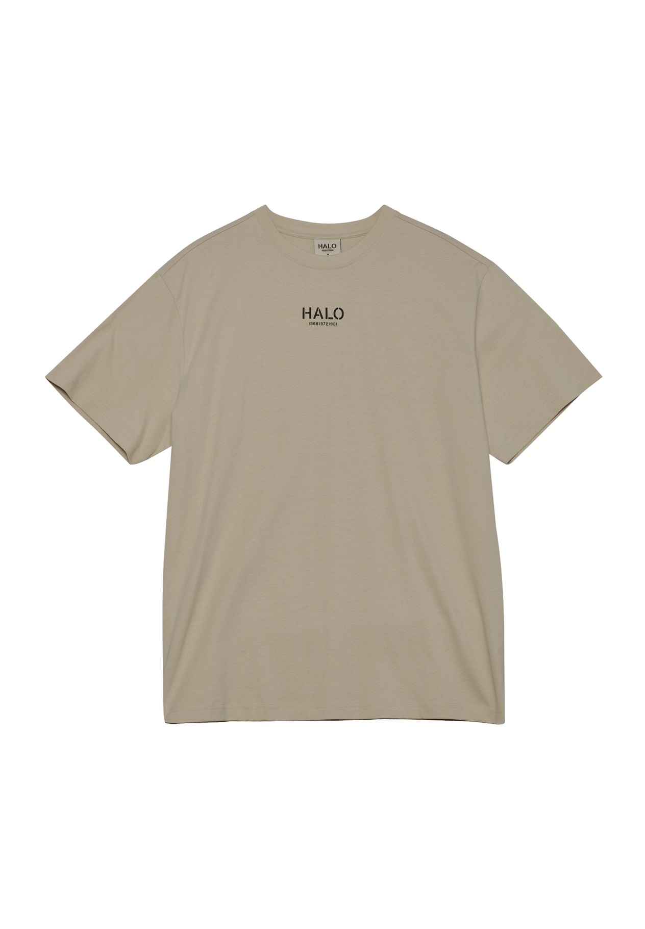 HALO GRAPHIC - T-Shirt print - oyster gray asphalt/beige