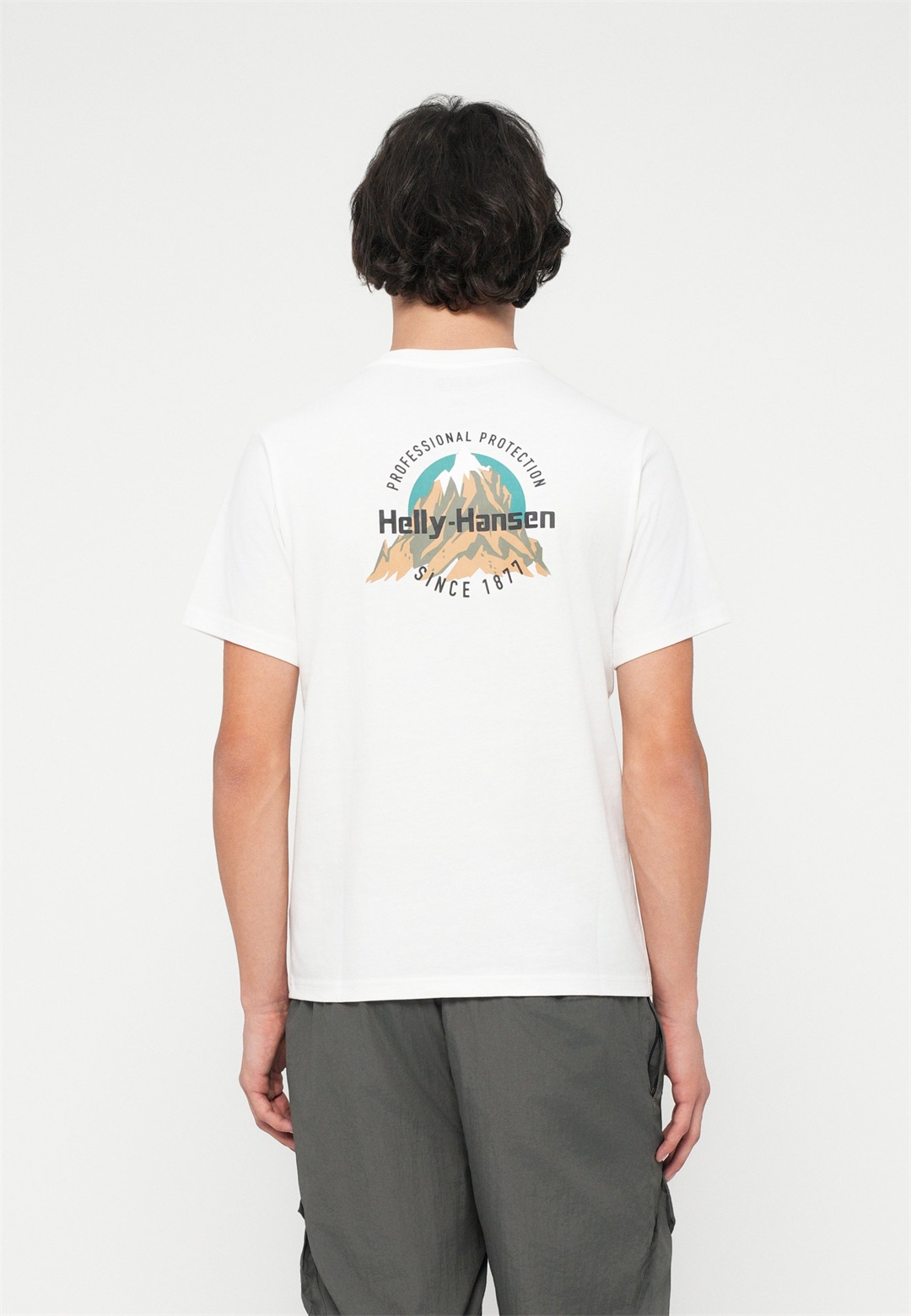 Helly Hansen CORE GRAPHIC UNISEX - T-Shirt print - white/weiß