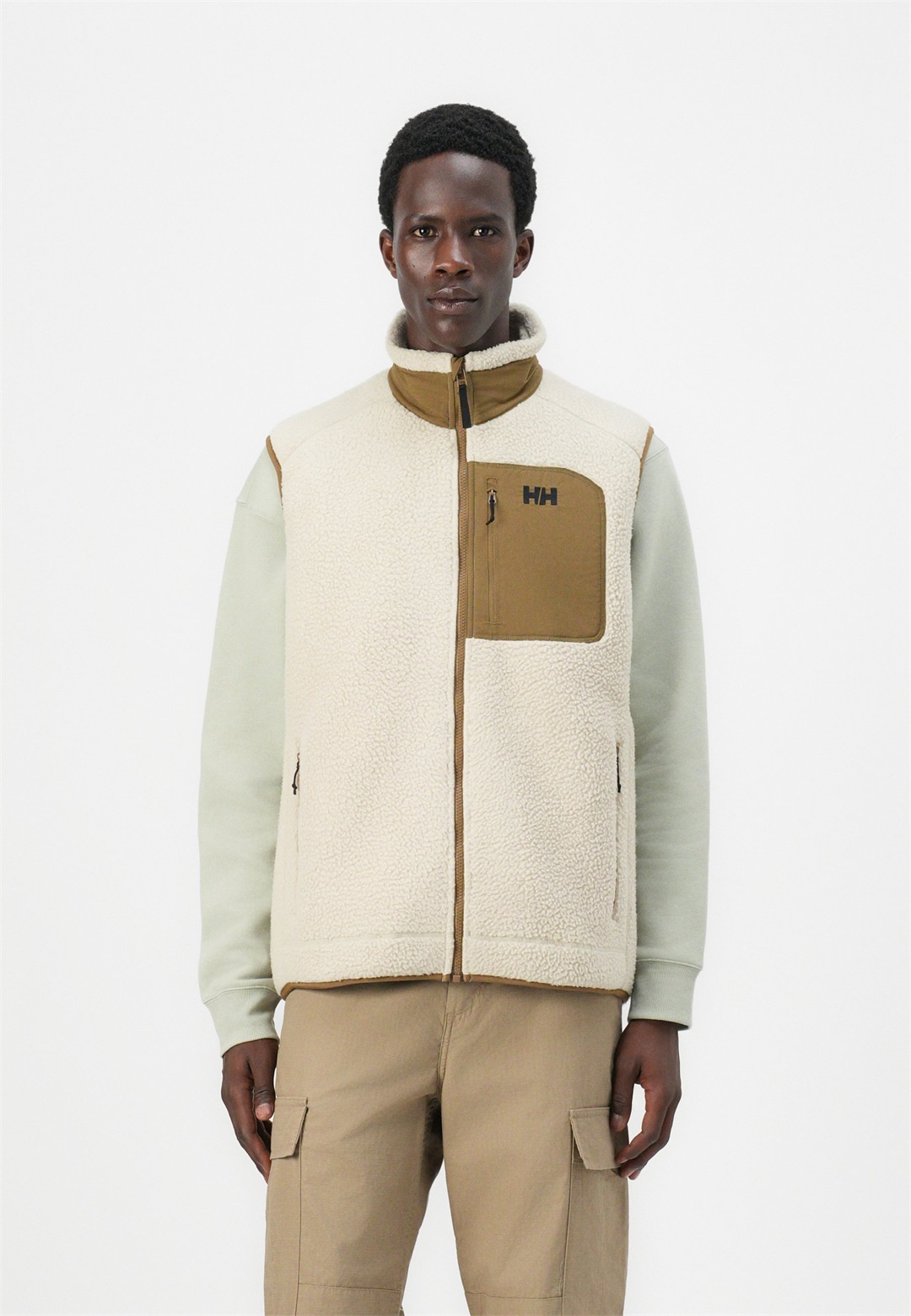 Helly Hansen PANORAMA BLOCK VEST UNISEX - Weste - pelican/sand