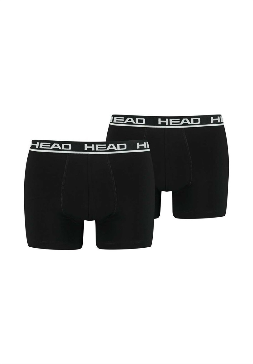 Head 2ER PACK STRETCH - Boxer Briefs - schwarz/schwarz meliert