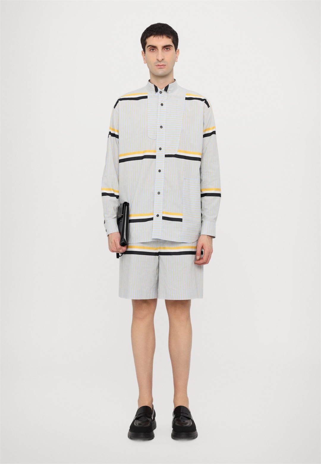 Henrik Vibskov WAYBILL UNISEX - Shorts - blue/yellow/blau