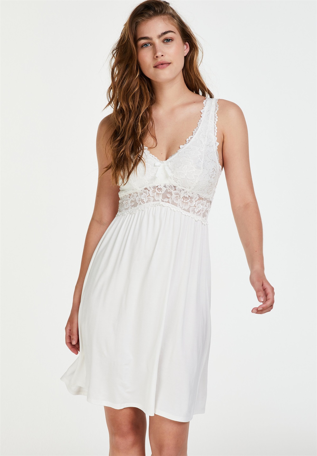 Hunkemöller Nachthemd - white/weiß