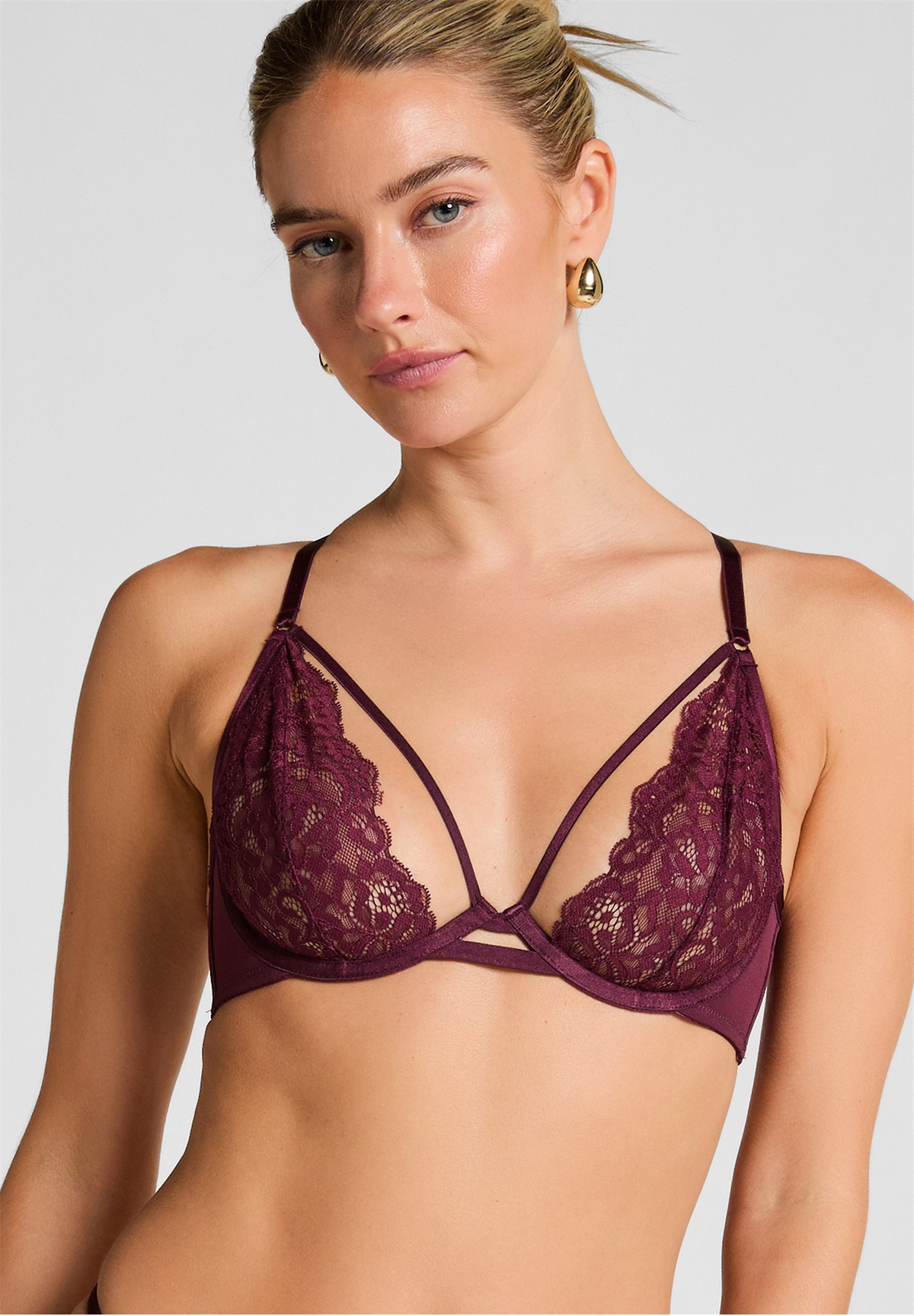 Hunkemöller CINNAMON UD - Bügel BH - red/bordeaux