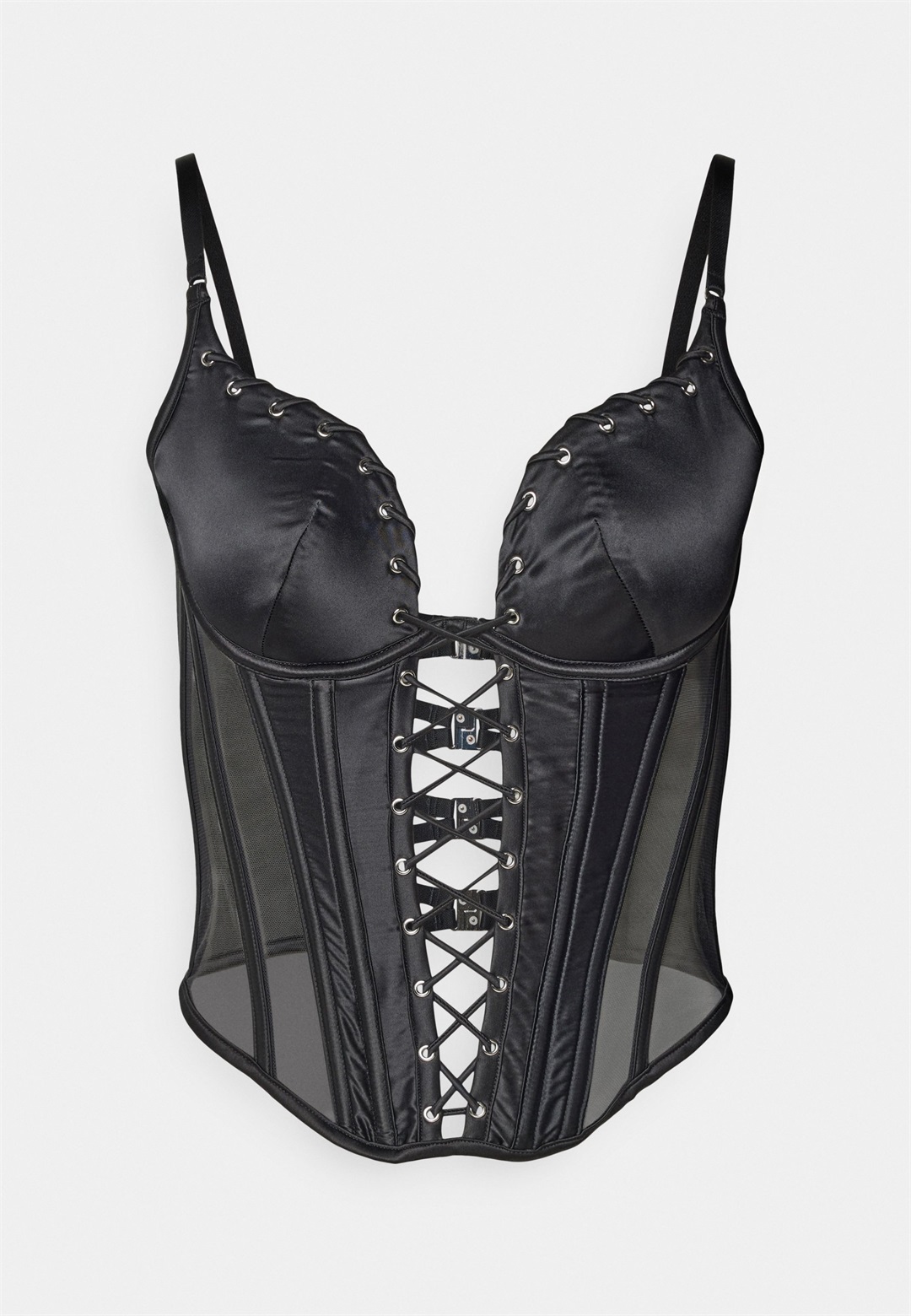 Hunkemöller PINA - Korsage - caviar/schwarz