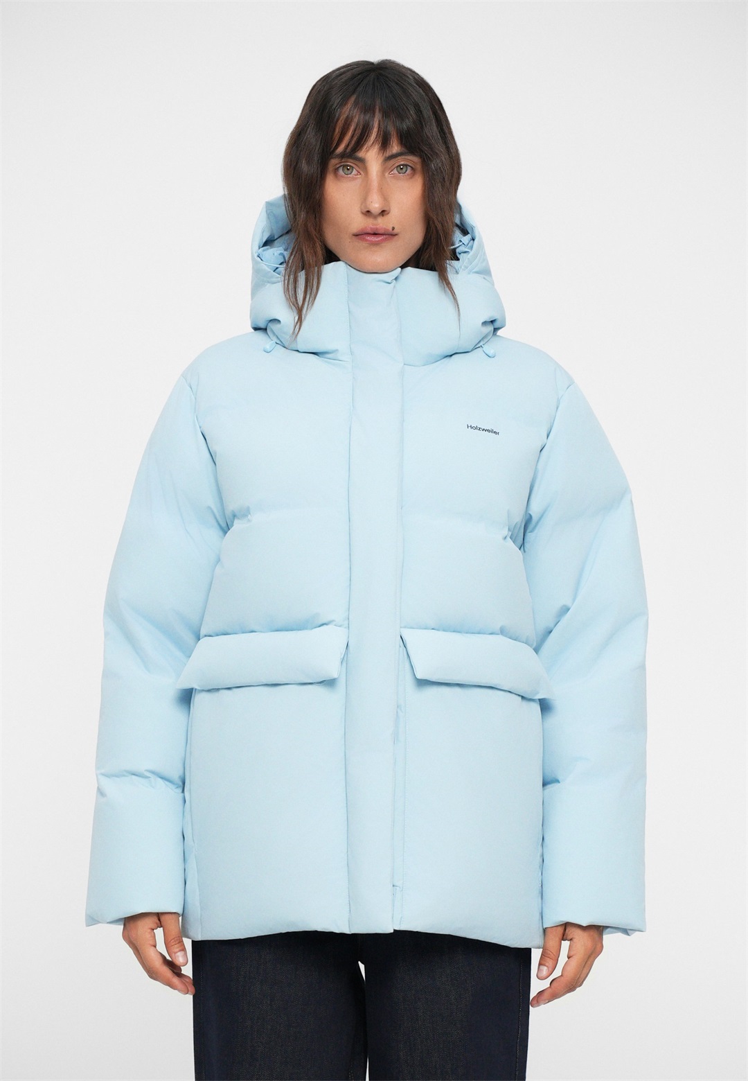 Holzweiler BESSEGGEN JACKET - Daunenjacke - baby blue/hellblau