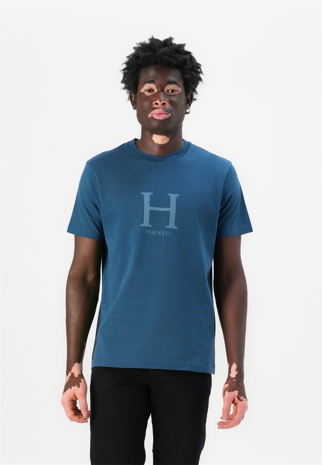 Hackett London HERITAGE TEE - T-Shirt print - dark denim blue/dunkelblau