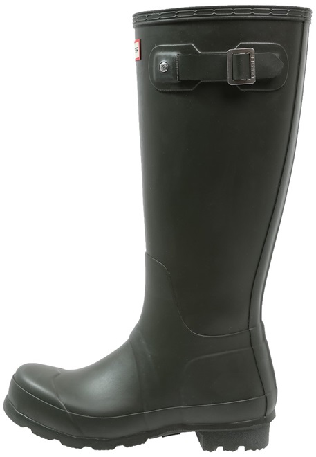 Hunter ORIGINAL MENS ORIGINAL TALL - Gummistiefel - dark olive/dunkelgrün