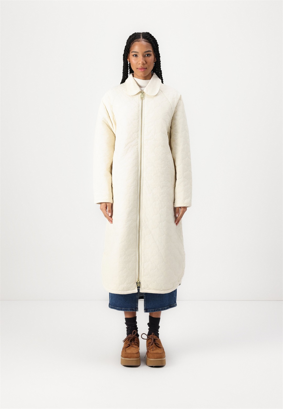 Hunter ORIGINAL FIONN - Wintermantel - antique white/offwhite