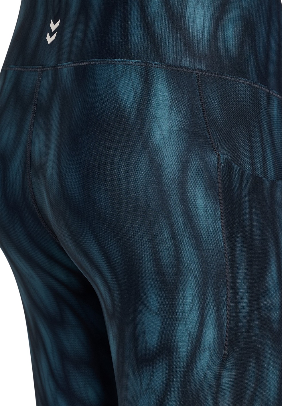 Hummel HIIT AOP INTENSITY HW - Tights - stargazer/dunkelgrün