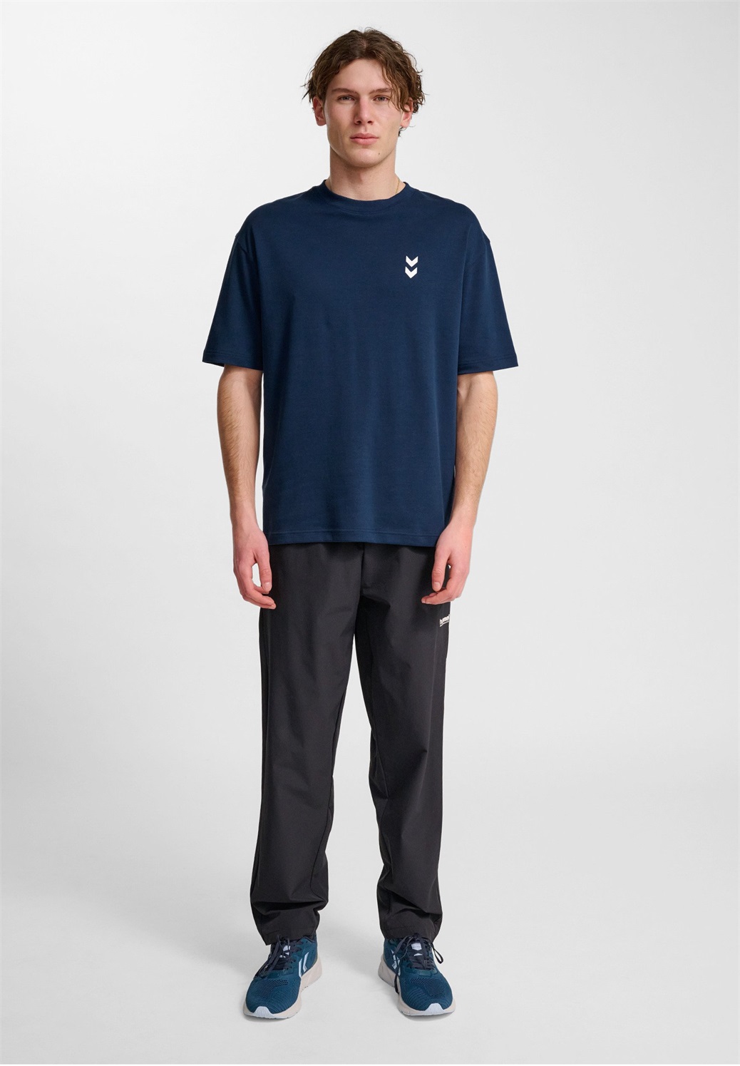 Hummel HIIT S/S - T-Shirt print - dress blues/blau