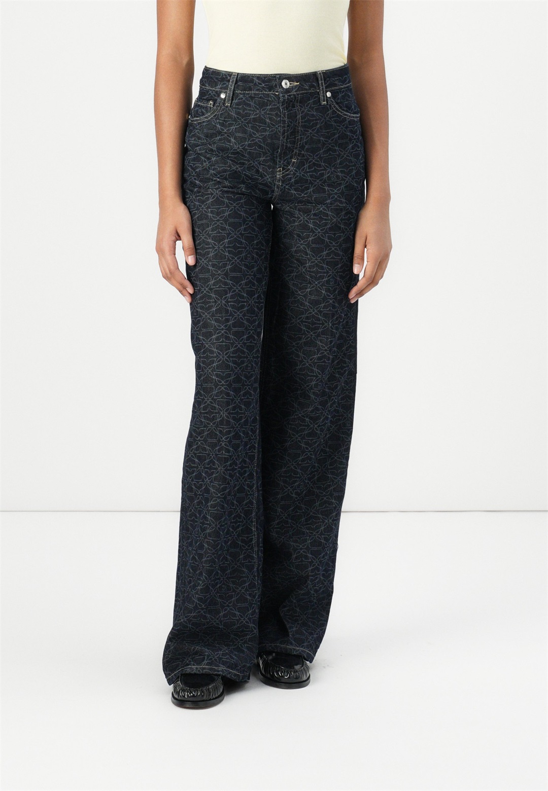 HUGO Wide Leg - navy/dunkelblau