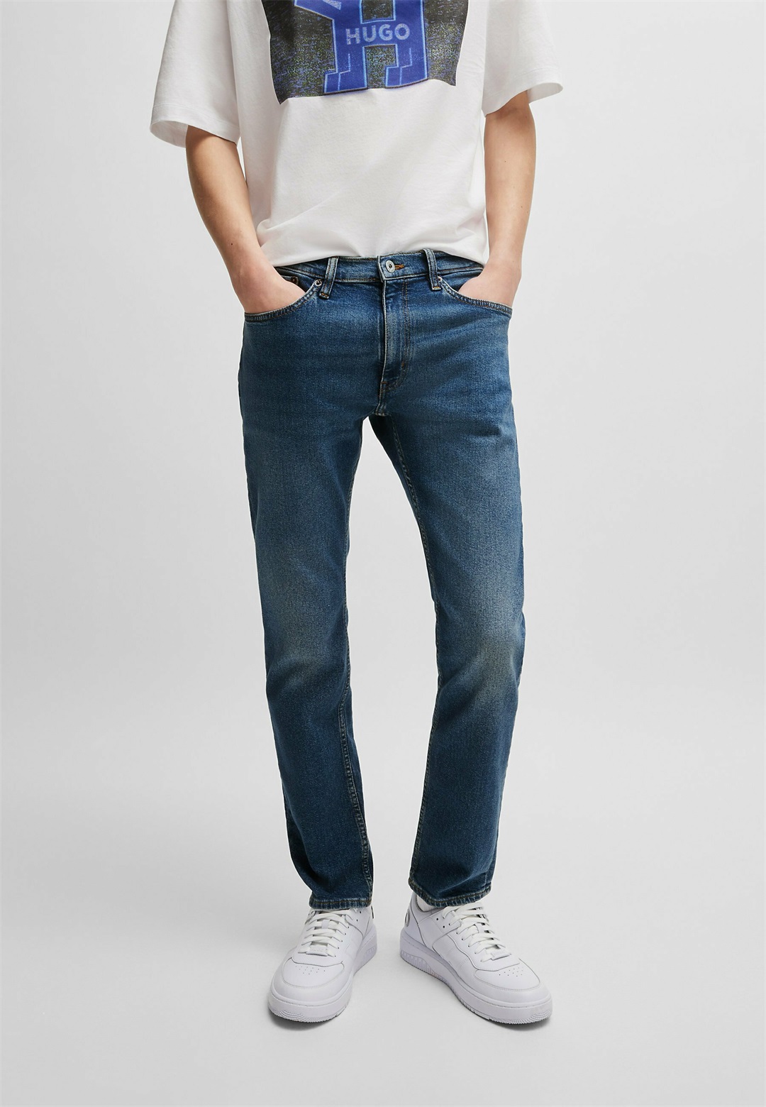 HUGO Jeans Slim Fit - dark blue nineteen/dunkelblau