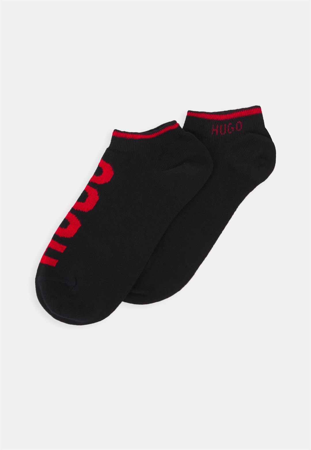 HUGO LOGO 2 PACK - Socken - black/schwarz