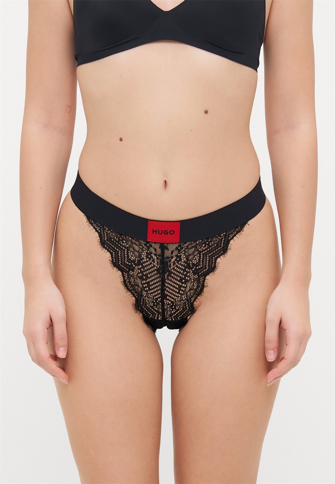 HUGO String - black/schwarz