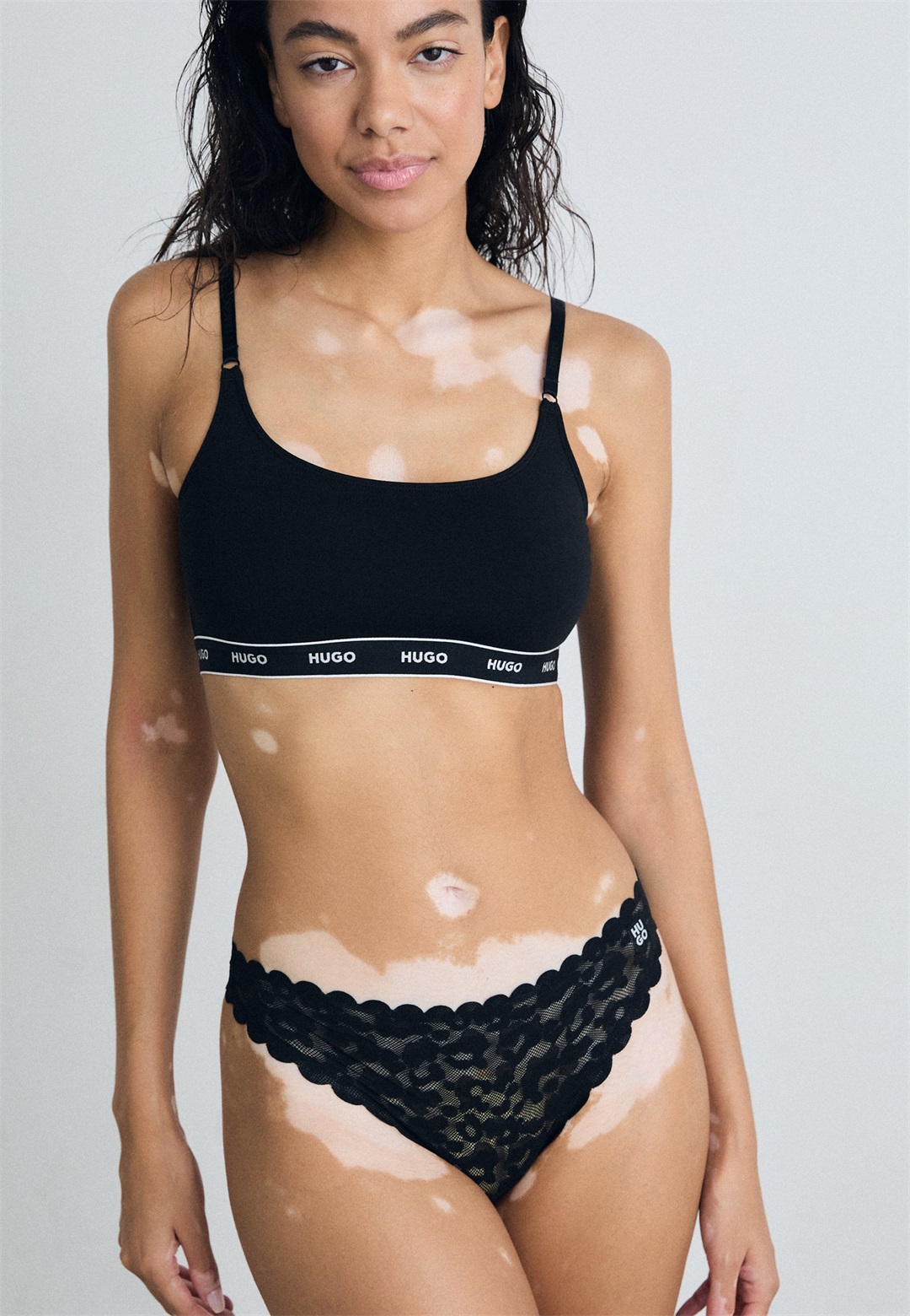 HUGO LEO - String - black/schwarz