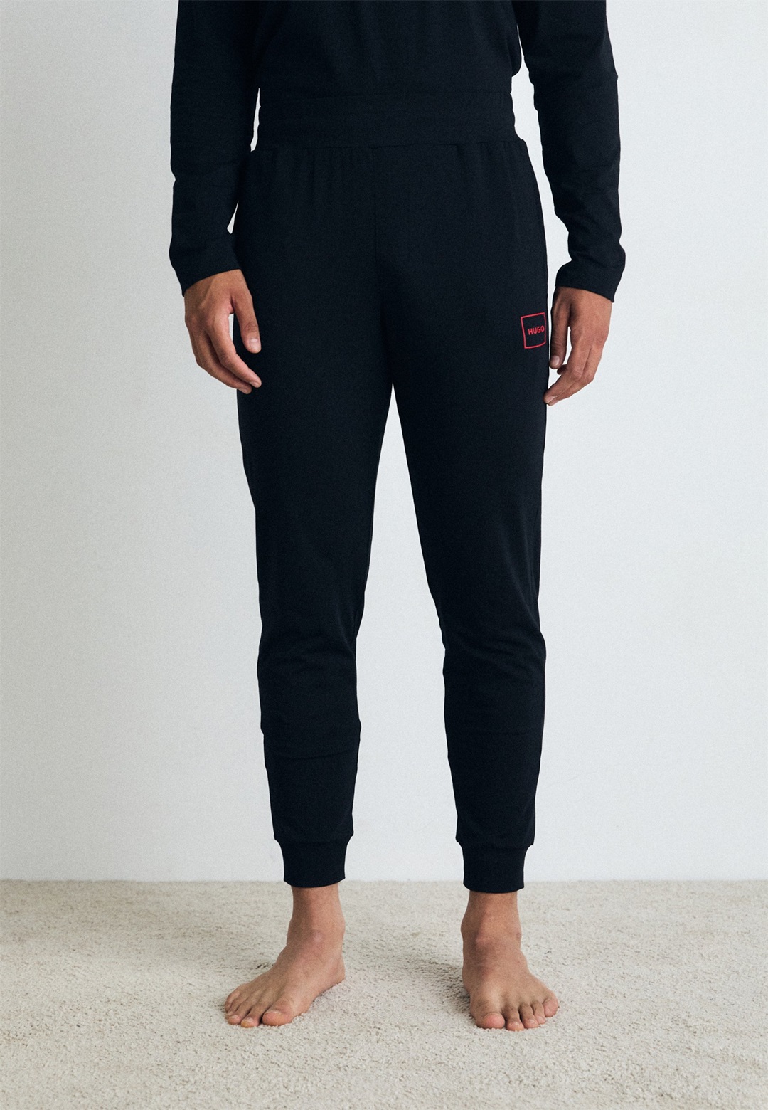 HUGO LAZE PANTS - Nachtwäsche Hose - black/schwarz