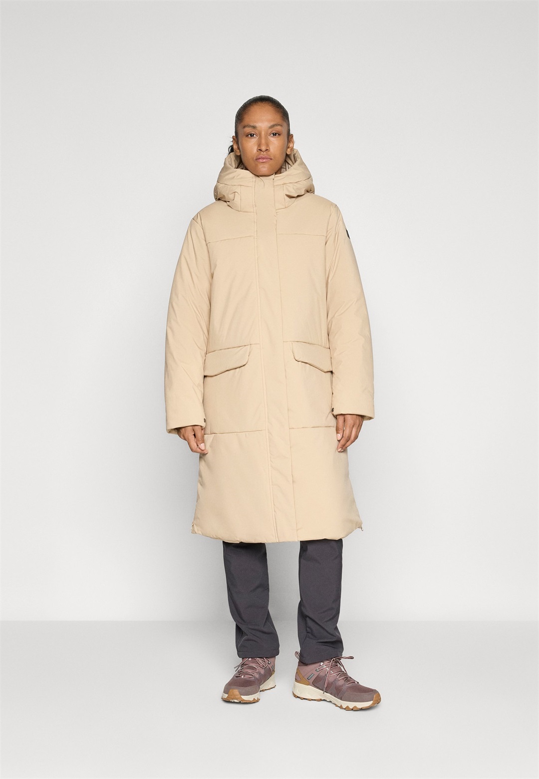 Icepeak AKIAK - Wintermantel - cement/beige