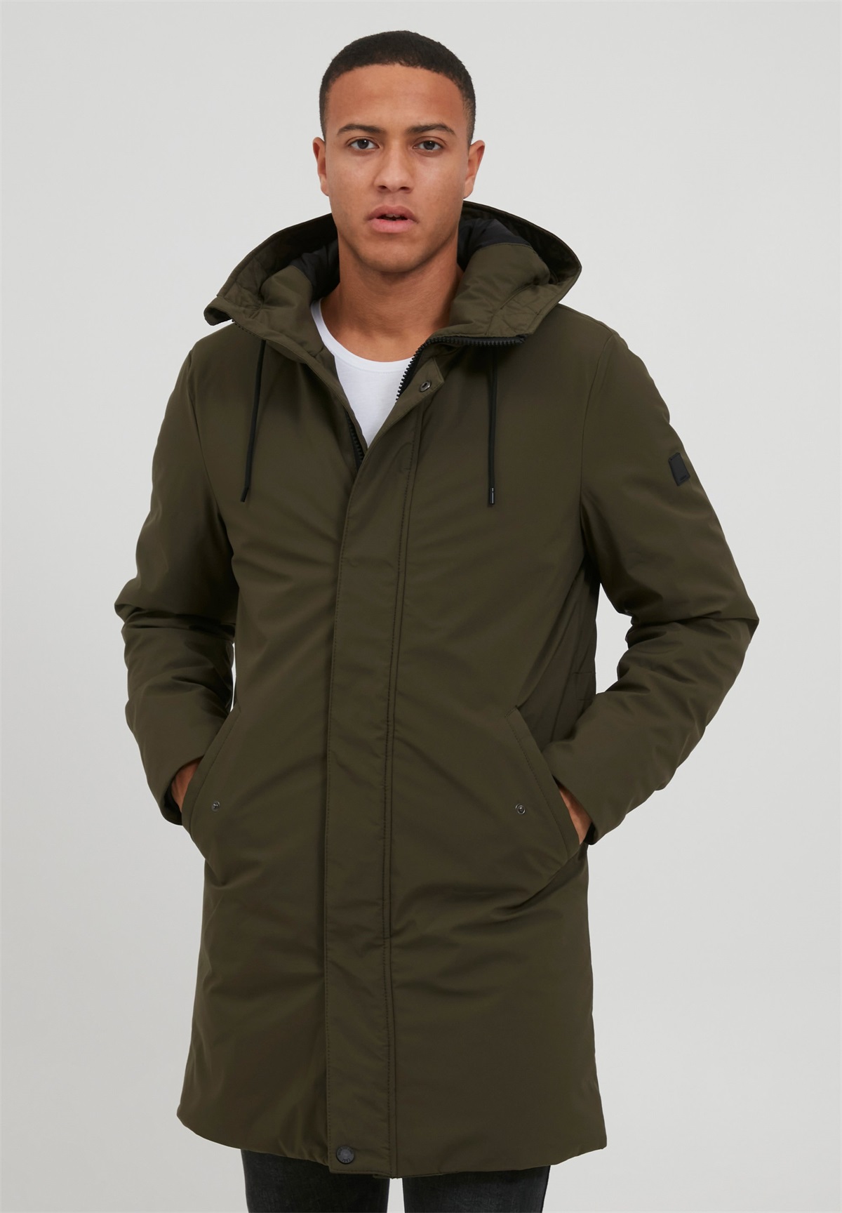 INDICODE JEANS IDFido - Regenjacke / wasserabweisende Jacke - army/grey denim