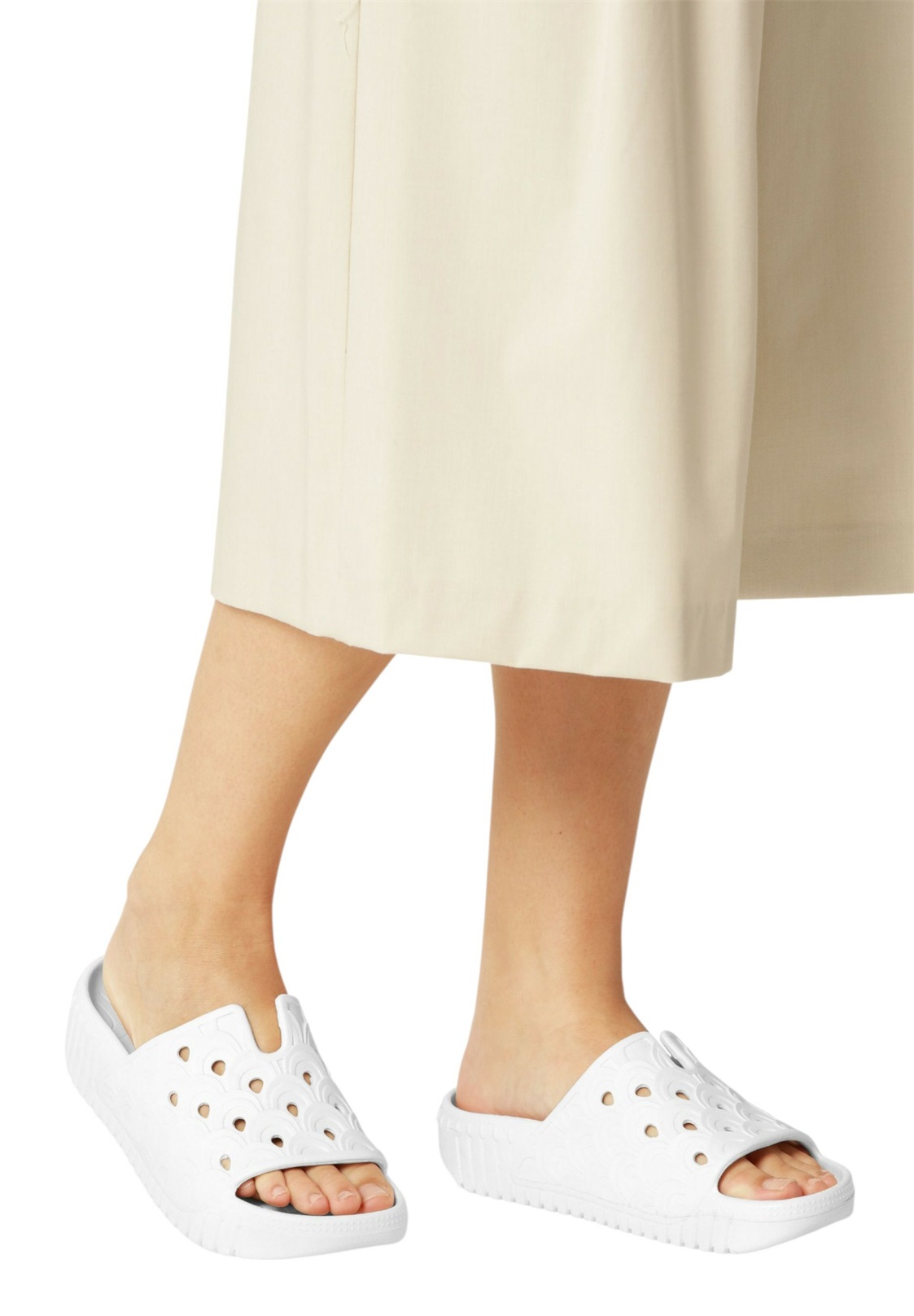 Ilse Jacobsen BIRCH02 - Badesandale - milk creme/offwhite