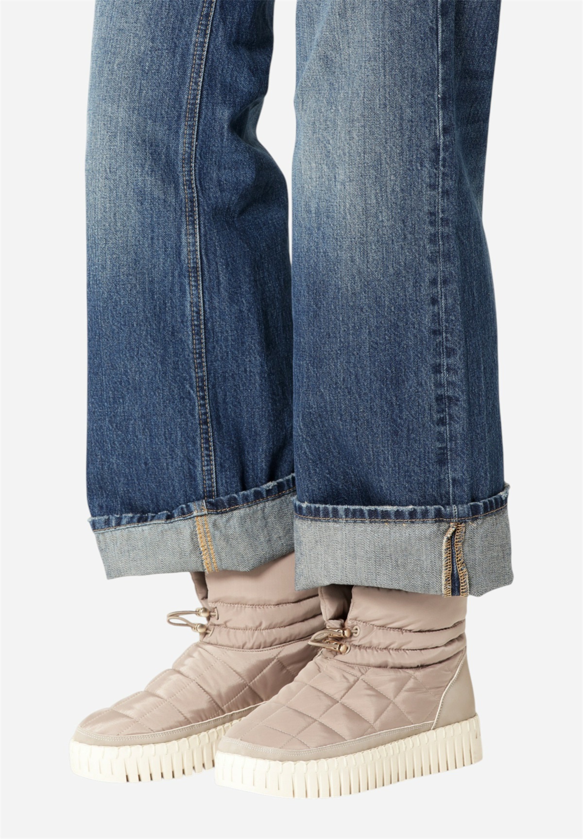 Ilse Jacobsen Snowboot/Winterstiefel - wheat pearled ivory/grau