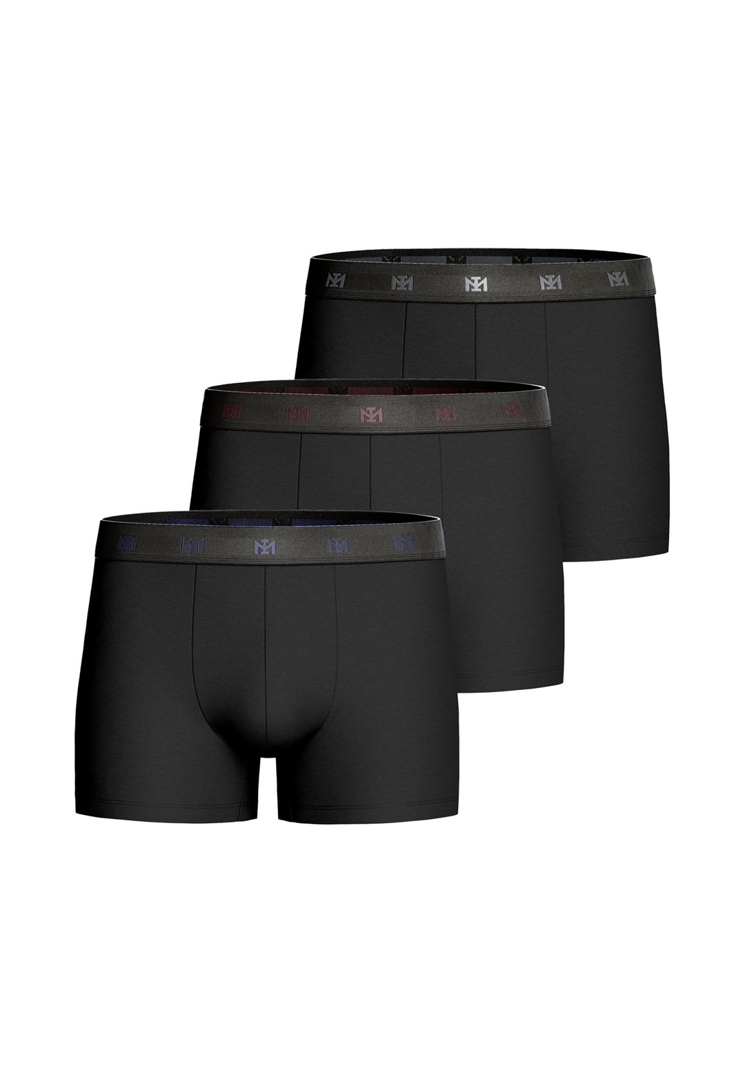 Impetus 3 PACK - Boxer Briefs - black/schwarz