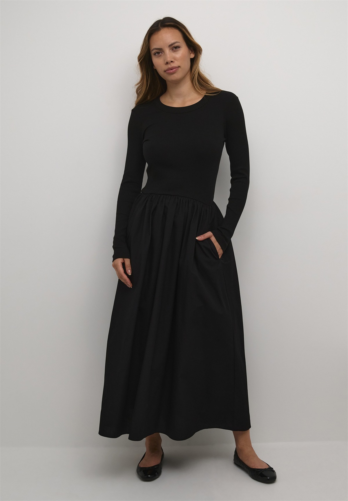 InWear DAGNAMA - Strickkleid - black/schwarz