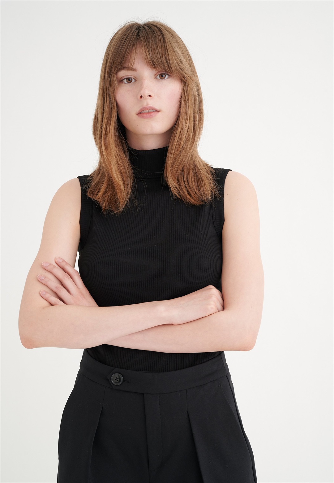 InWear DAGNA ROLLNECK - Top - black/schwarz