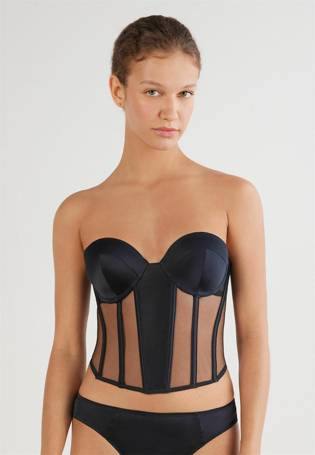 Intimissimi HANDCRAFTED LUXURY - Unterhemd/-shirt - black/schwarz