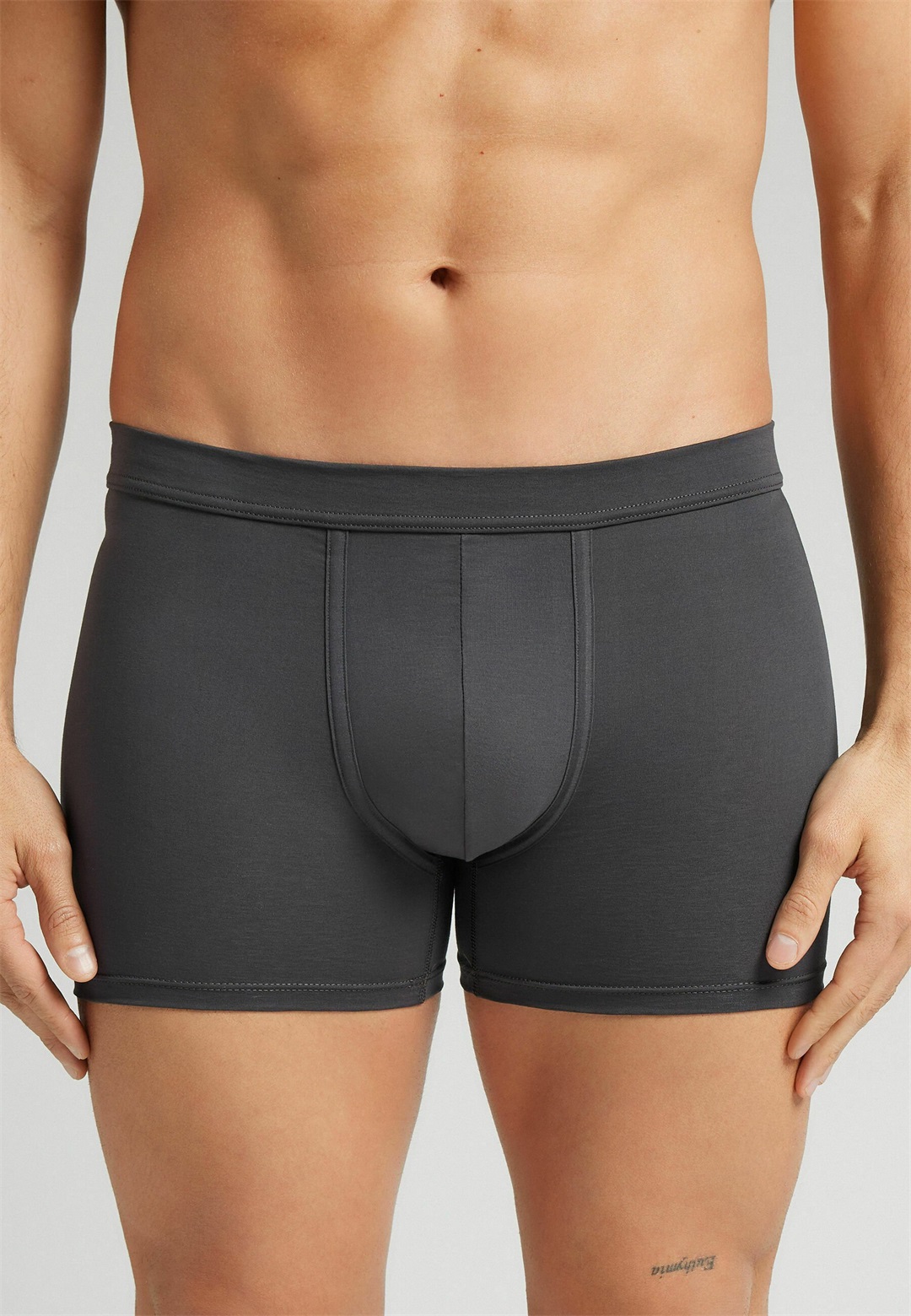 IUMAN Intimissimi Uomo Boxer Briefs - grey/dunkelgrau-meliert