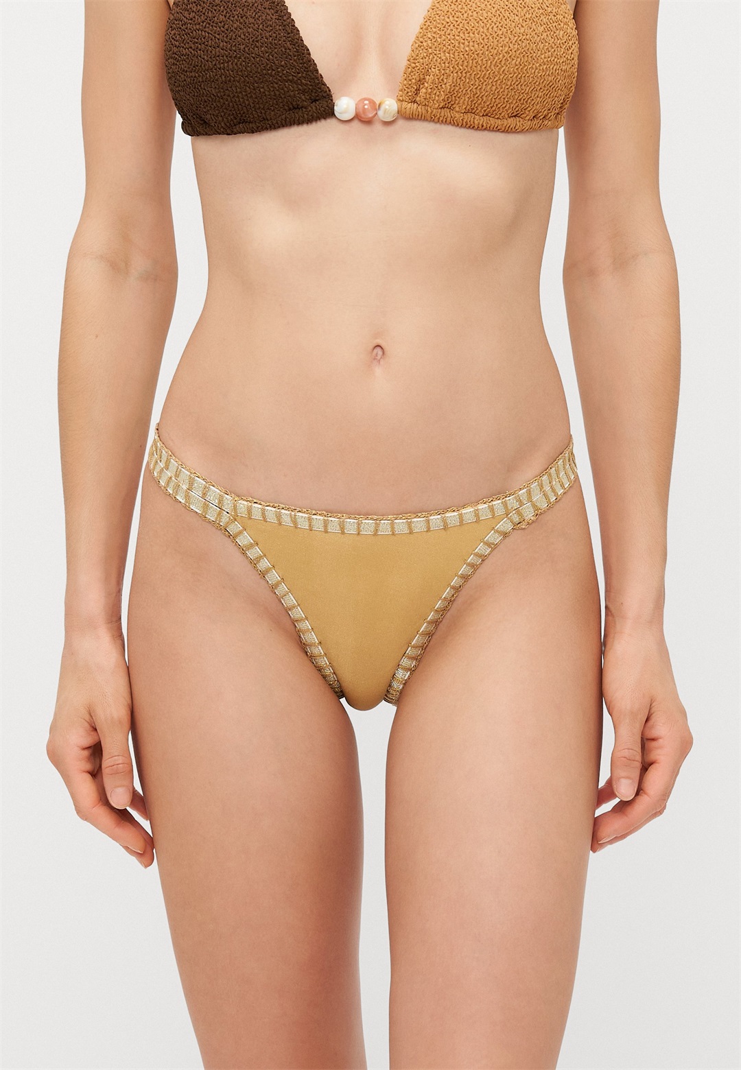 It's Now Cool THE DIY STRING - Bikini-Hose - oro/goldfarben