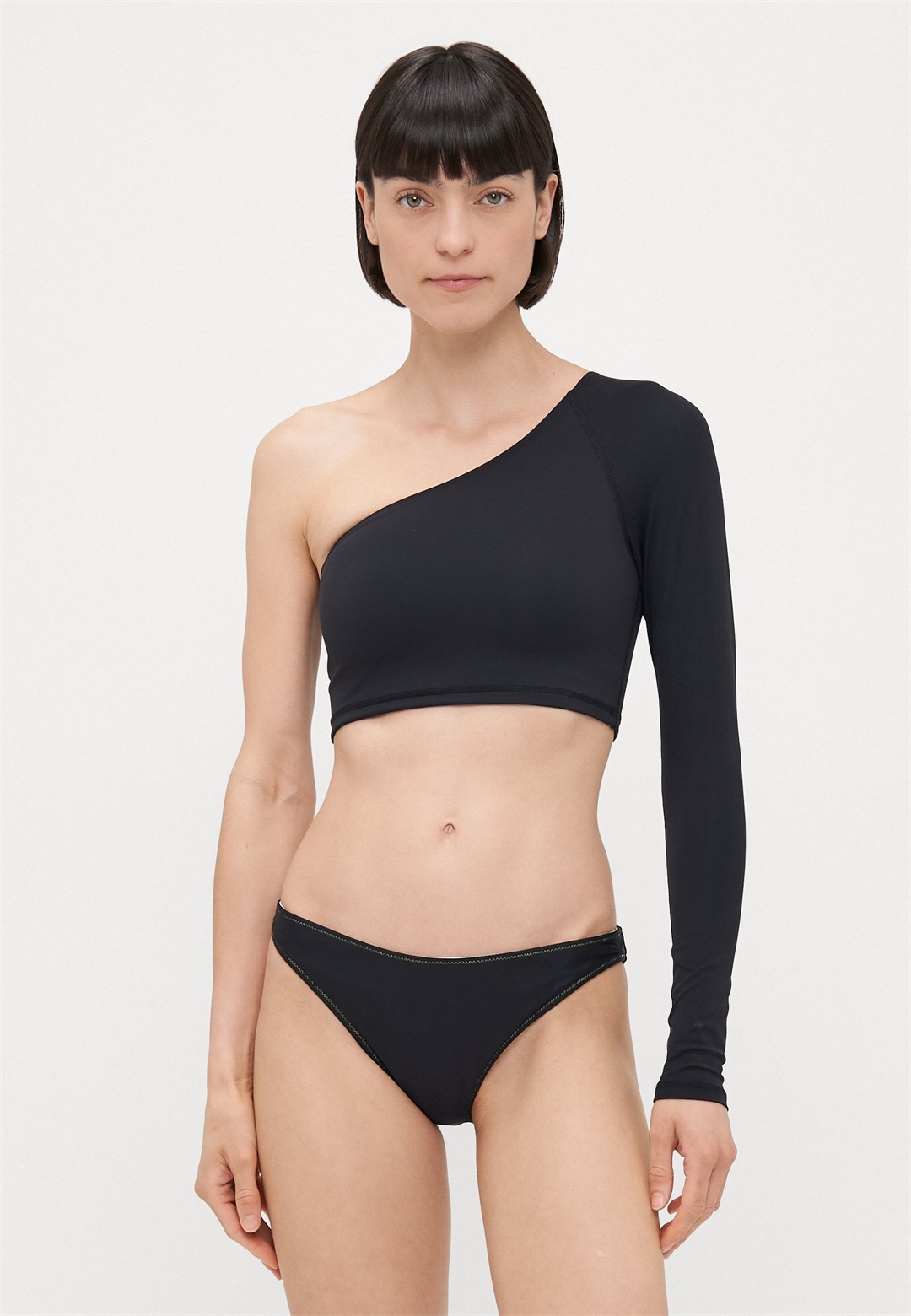 It's Now Cool THE CONTOUR ONE SHOULDER - Bikini-Top - black/schwarz
