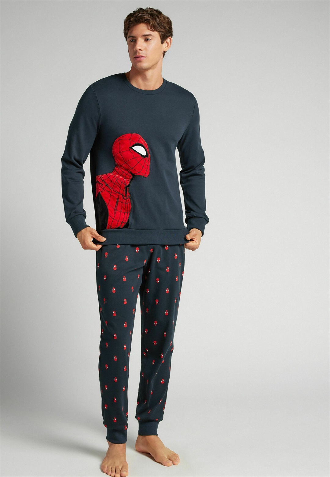 IUMAN Intimissimi Uomo MARVEL SPIDER-MAN SET - Nachtwäsche Set - blue/dunkelblau