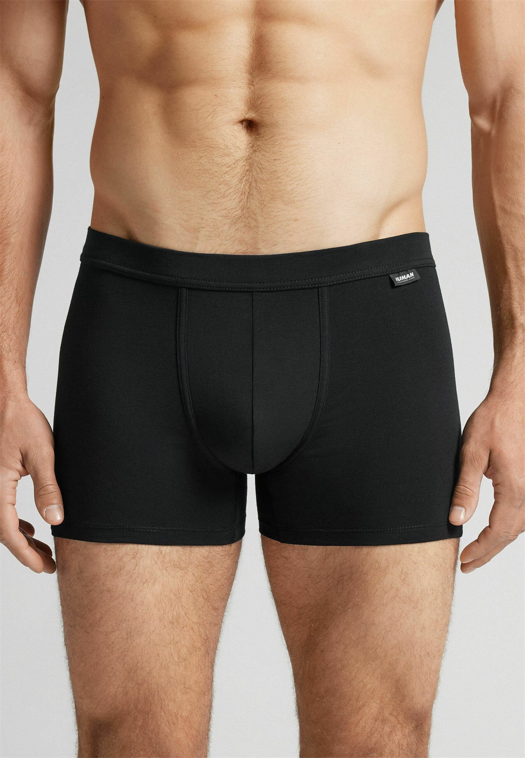 IUMAN Intimissimi Uomo Boxer Briefs - black/schwarz