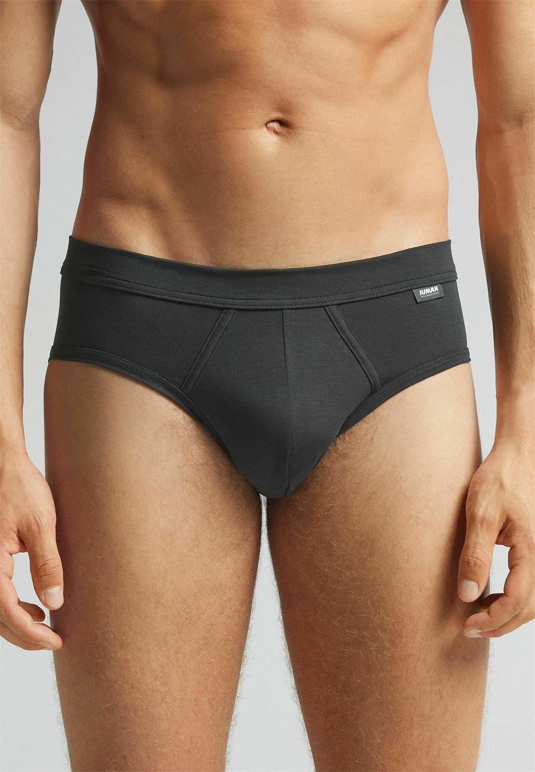 IUMAN Intimissimi Uomo Slip - grey/dunkelgrau-meliert