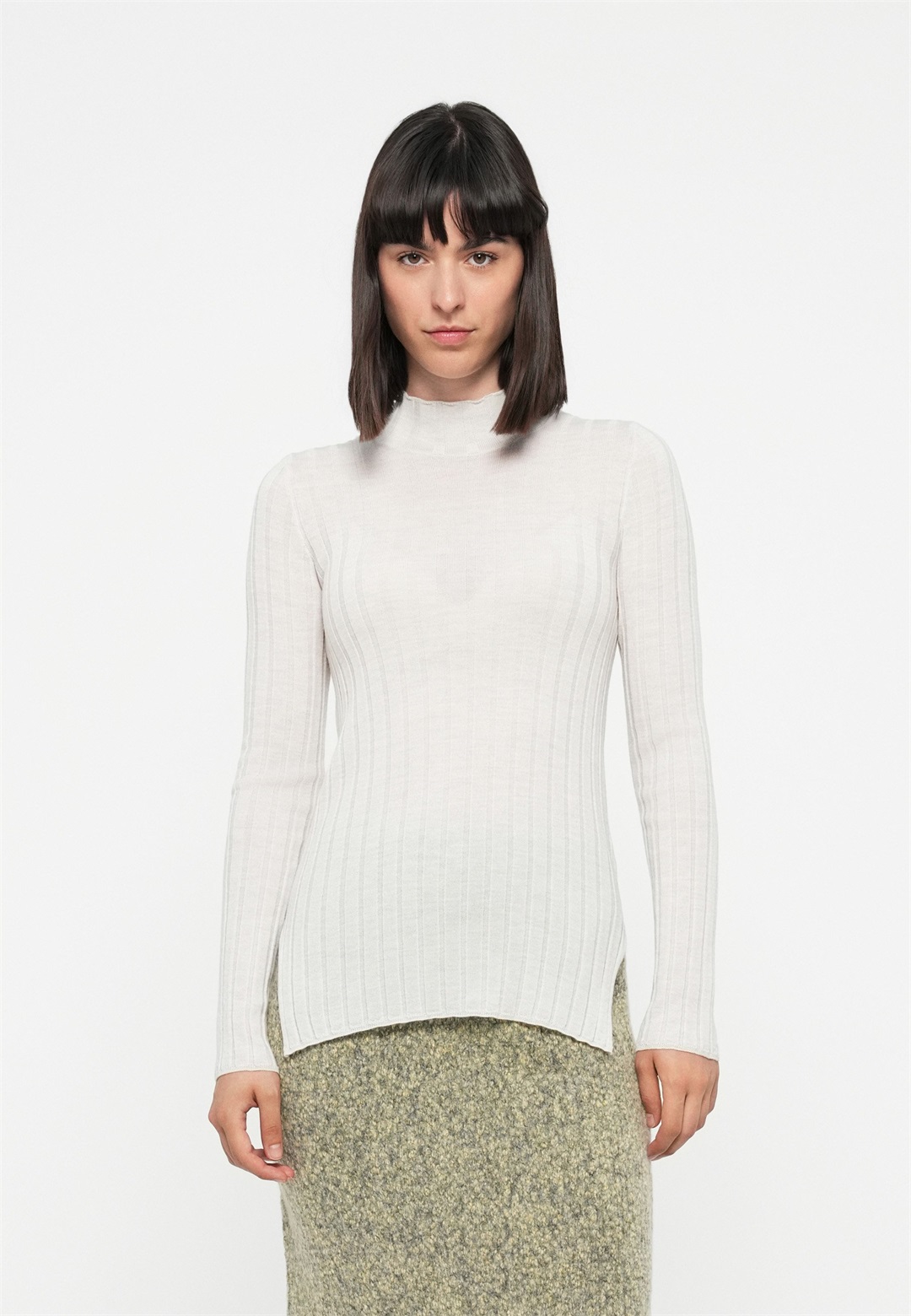 IVY OAK KACY ROSE - Strickpullover - light stone/hellgrau