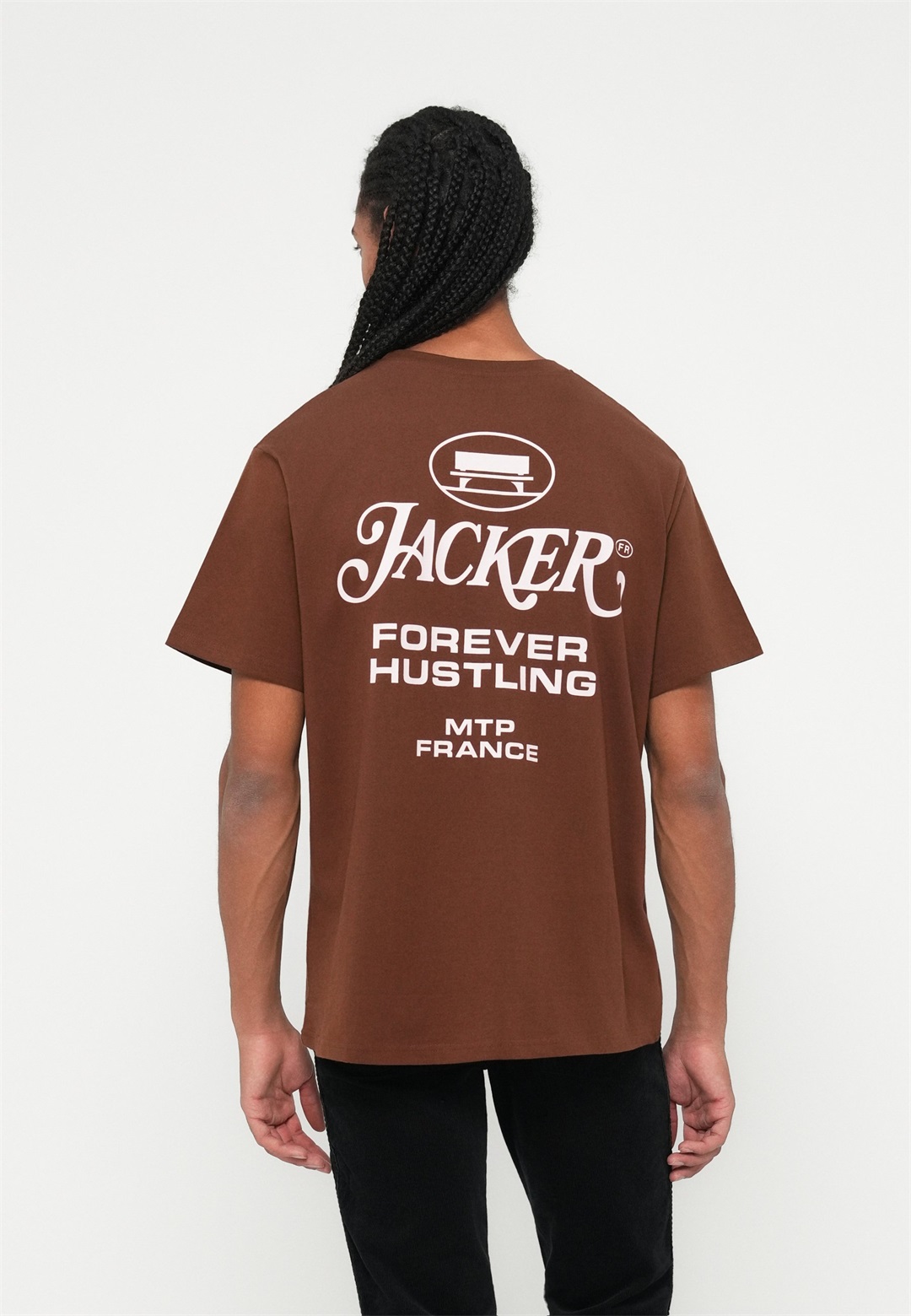 Jacker COLLECTIVE UNISEX - T-Shirt print - brown/pink/braun